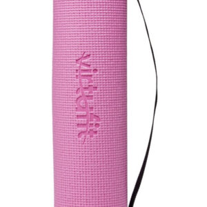 Fitness-/Yogamat met draagkoord (roze)